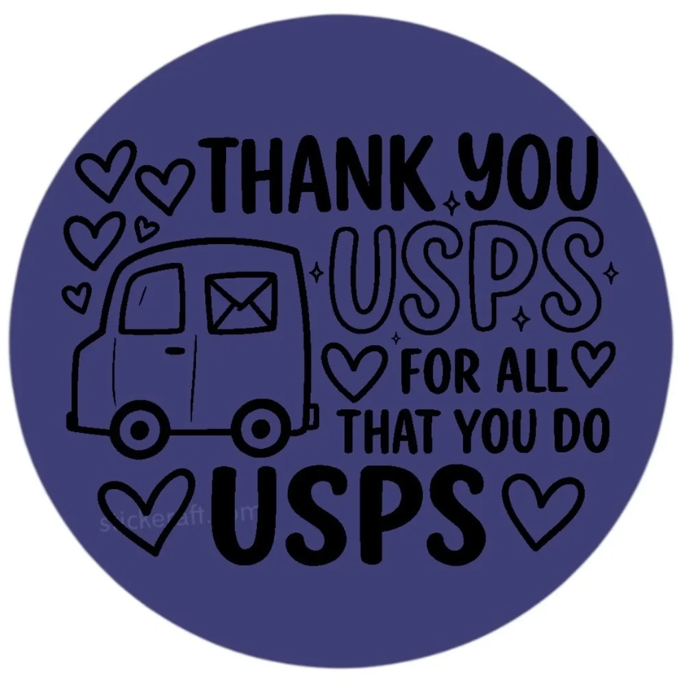 Thank You USPS Stickers for Packages & Envelopes – 2